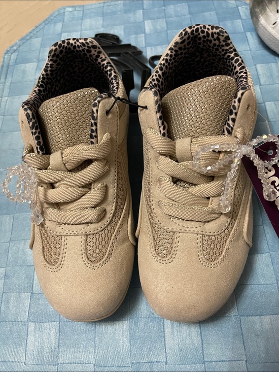 Weekend Academy Other - Kids. Weekend Academy.  Beige Casual Sneakers with Leopard Insoles.